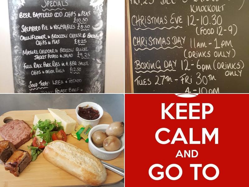 The Horseshoe Inn Menu