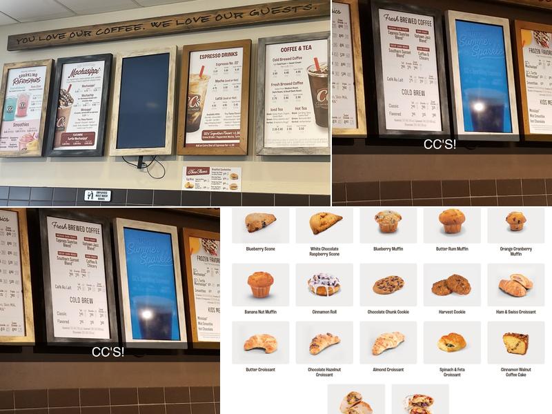 CC's Coffee House Menu