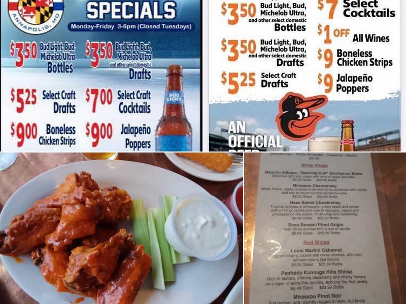 Heroes Pub Menu