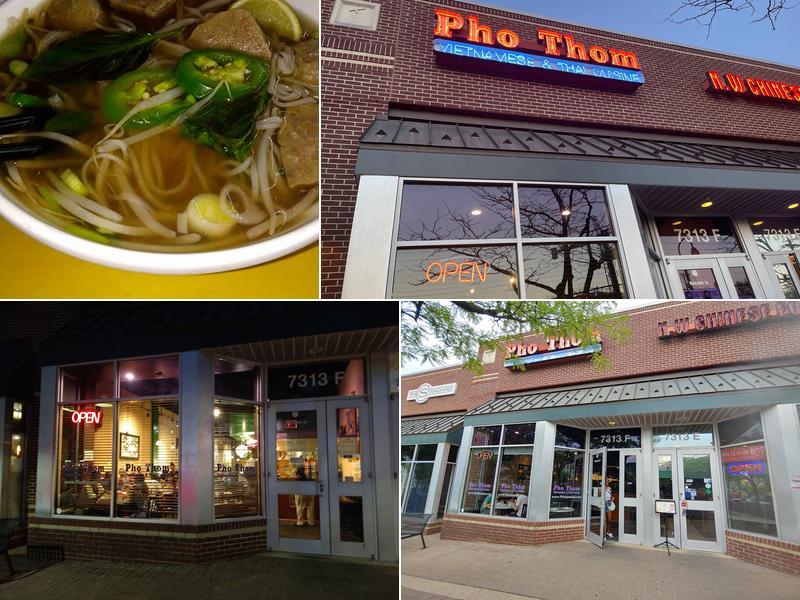 Pho Thom 7313 Baltimore Ave Ste F, College Park