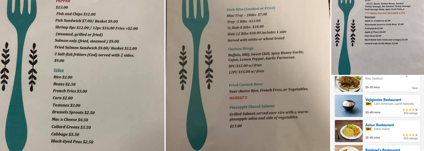 Levi's Restaurant Menu