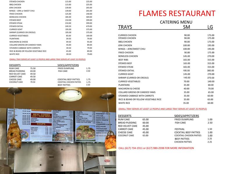 Flames Menu