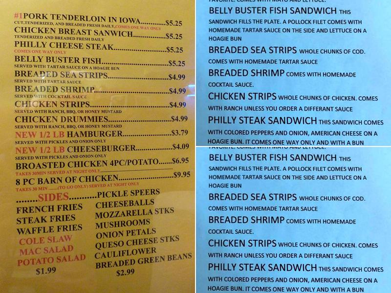 Larsen's Pub Menu