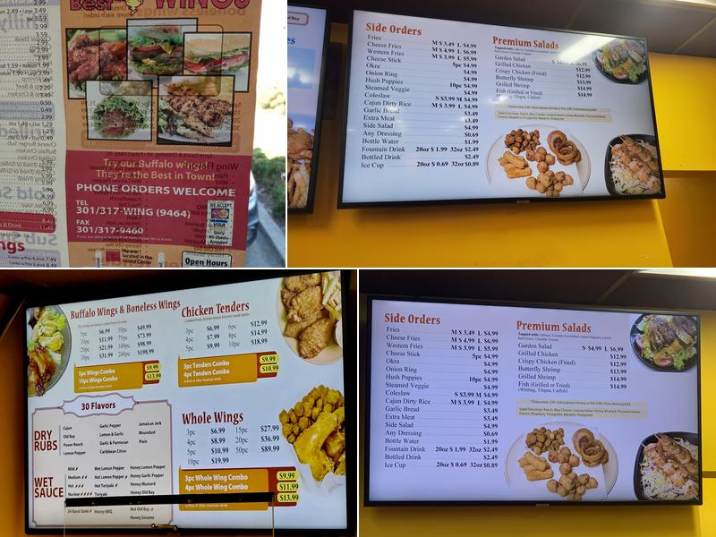 America's Best Wings in Laurel Menu