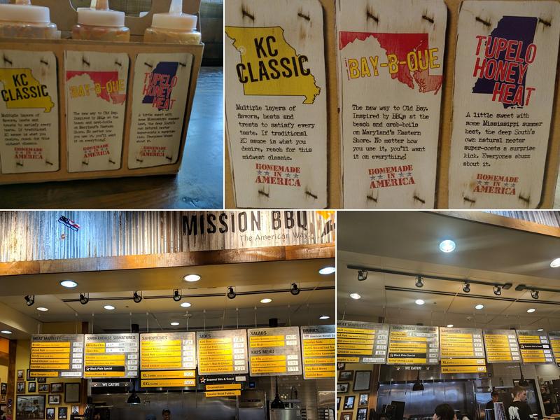 Mission BBQ Menu