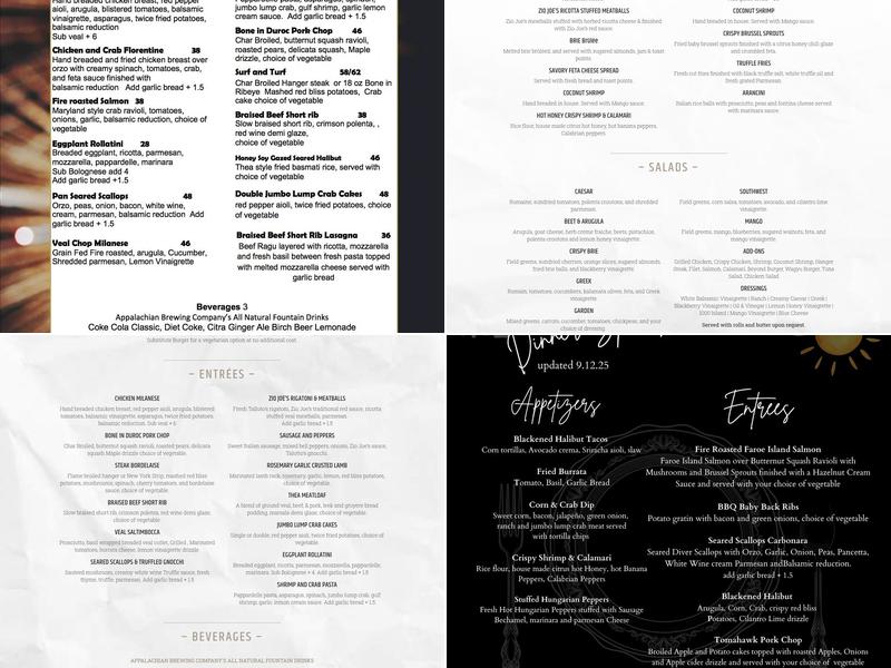 THEA Menu