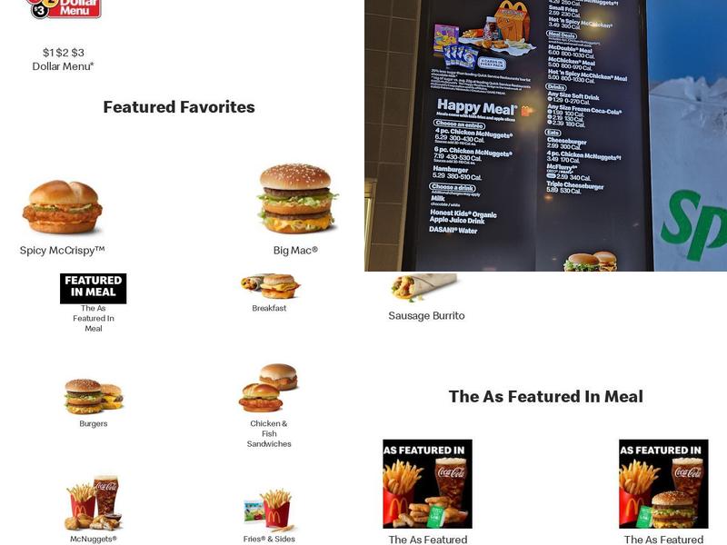 McDonald's Menu
