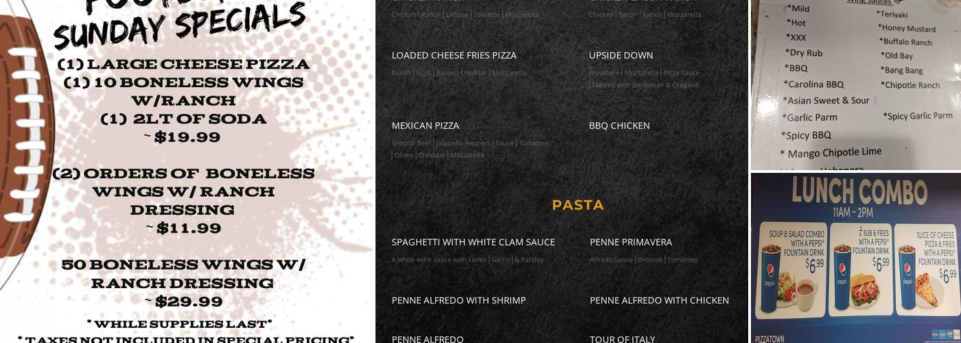 PizzAtown Menu