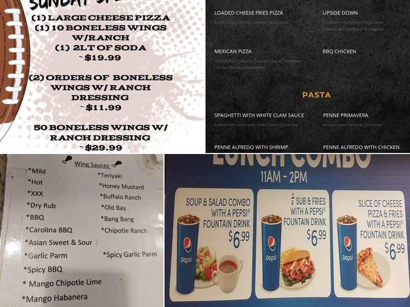 PizzAtown Menu