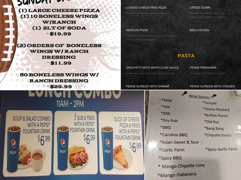 PizzAtown Menu