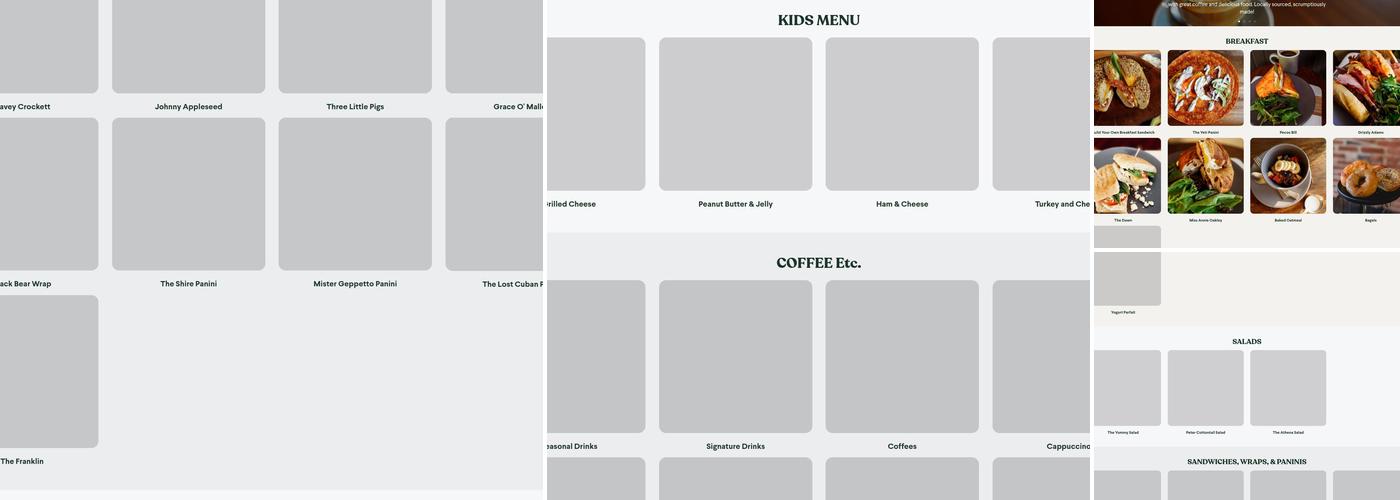 Folklore Coffee & Co. Menu