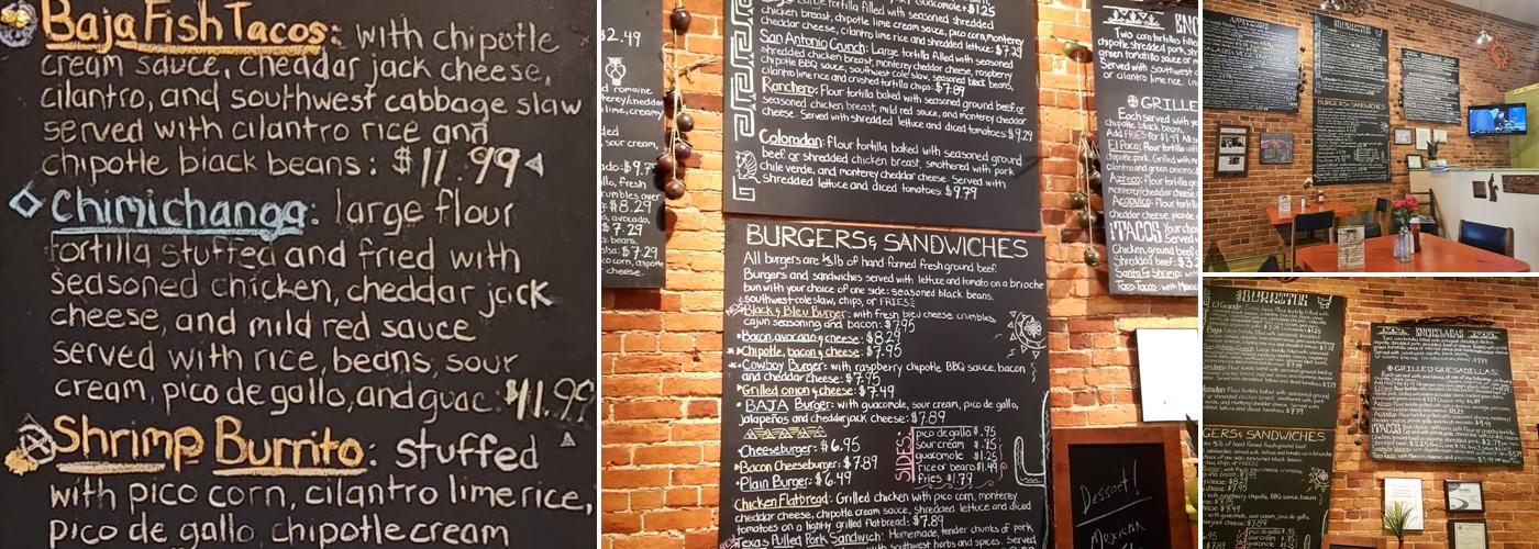 Queso Dee'as Menu