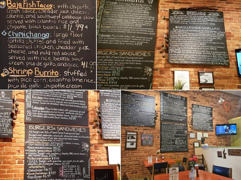 Quesa Dee'as Menu