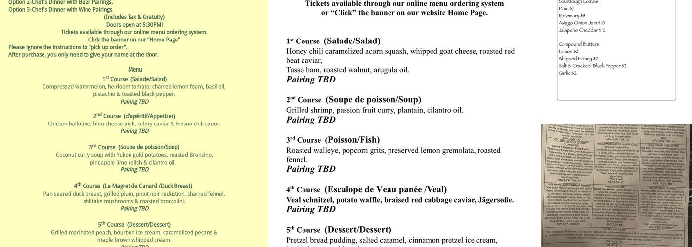 Bully's Restaurant & Pub Menu