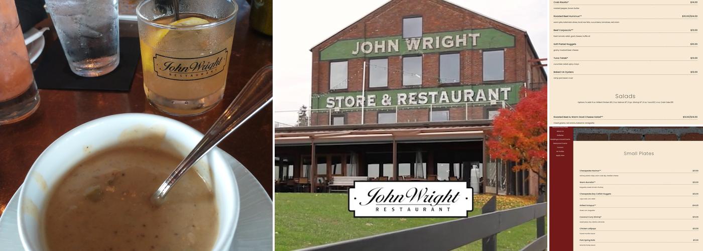 John Wright Restaurant Menu