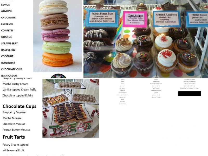Starry Night Bakery Menu