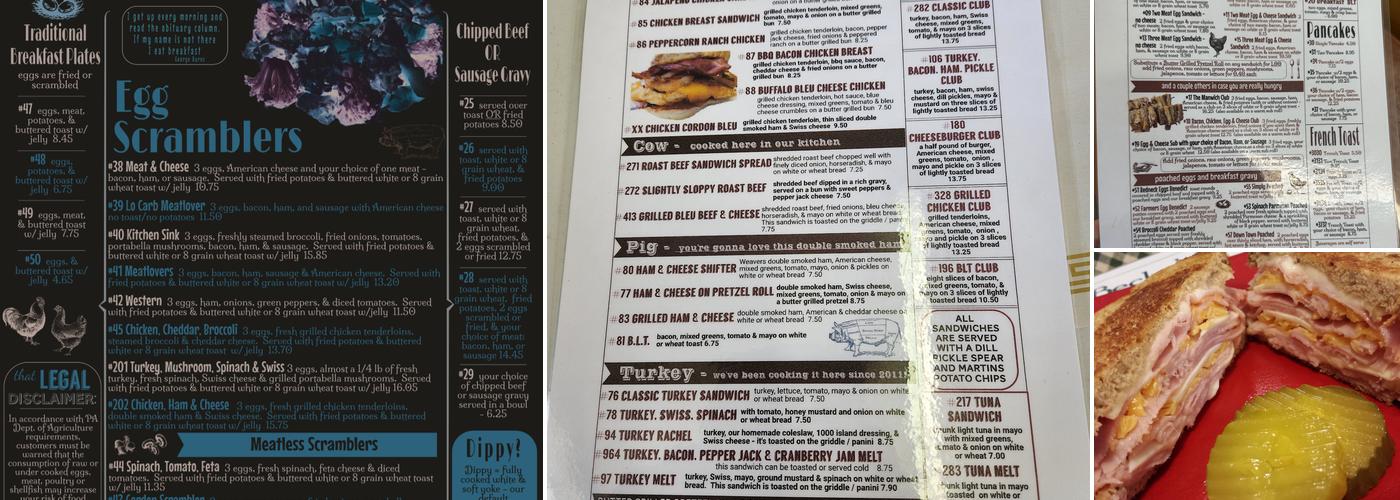 Becky's Kitchen Menu