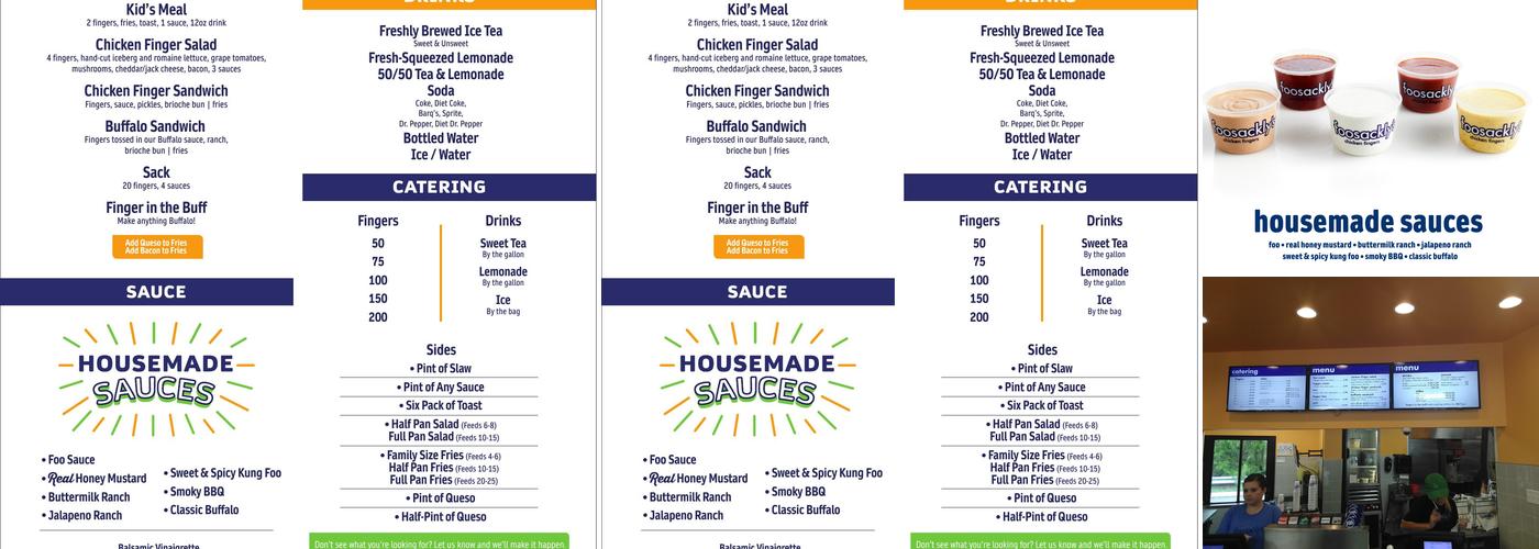 foosackly's - Daphne Menu