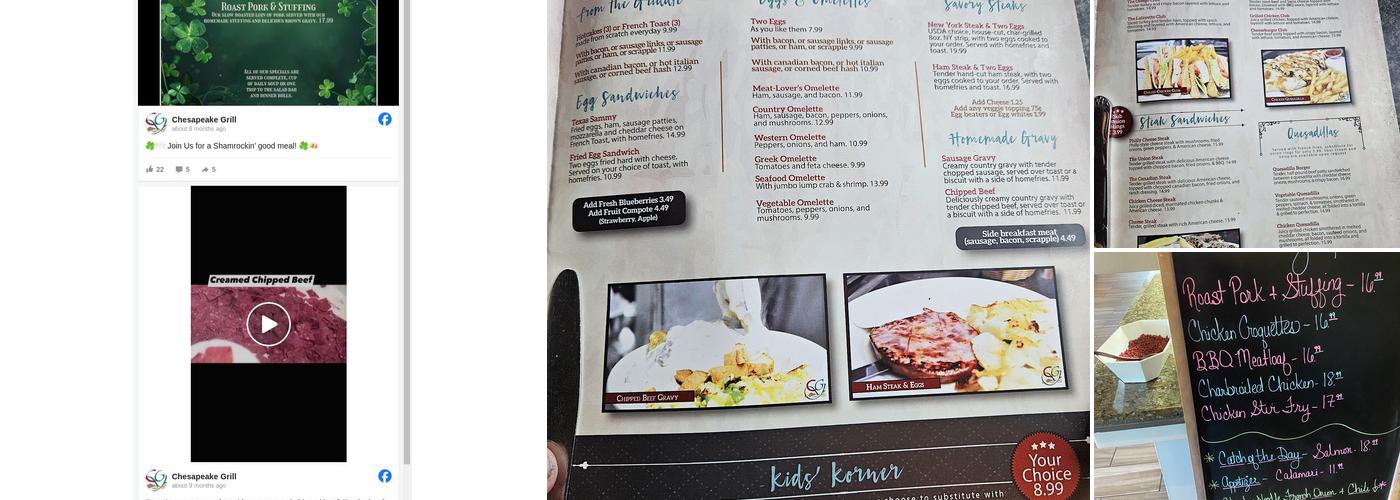 Chesapeake Grill Menu
