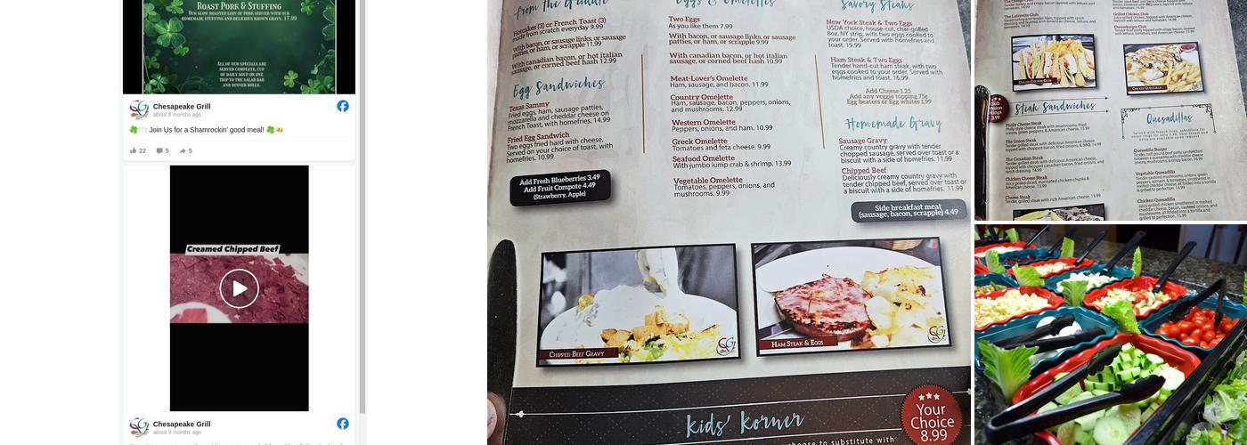 Chesapeake Grill Menu