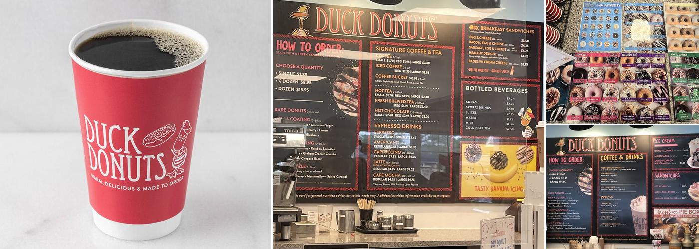 Duck Donuts Menu