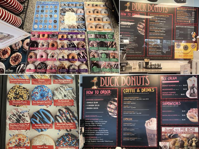 Duck Donuts Menu