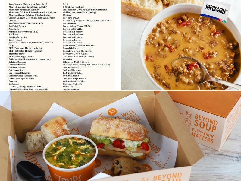 Zoup! Menu