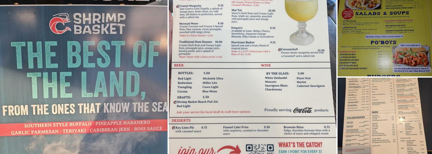 Shrimp Basket Menu