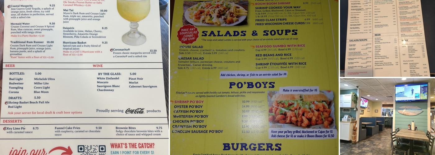 Shrimp Basket Menu