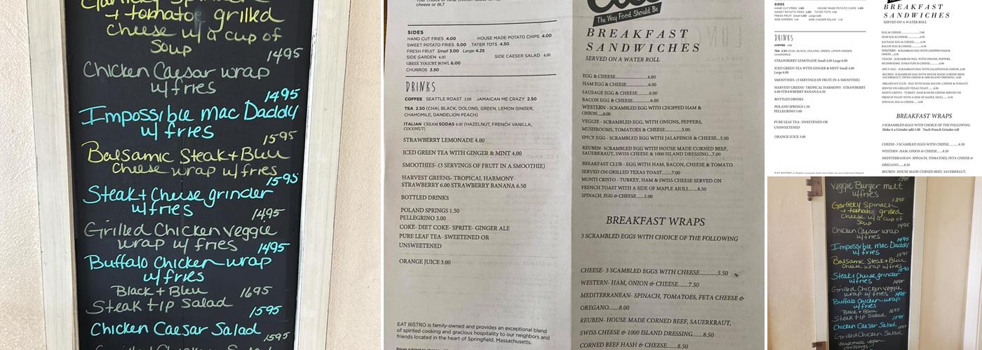 EAT Menu