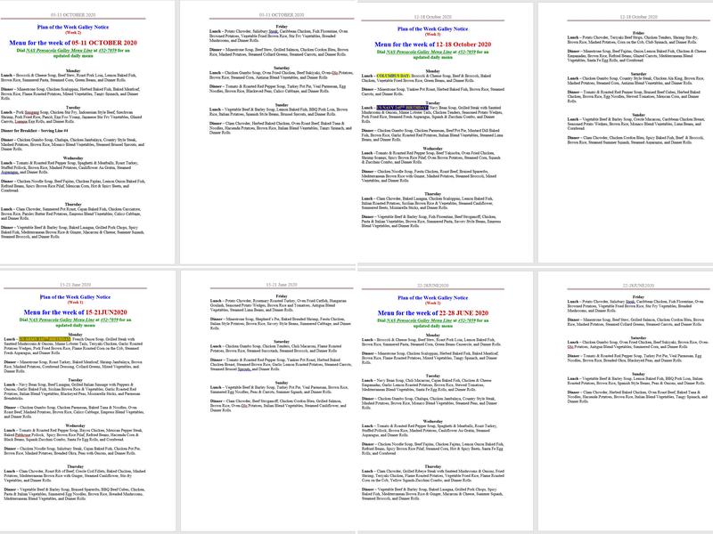 Emerald Coast Cafe Menu