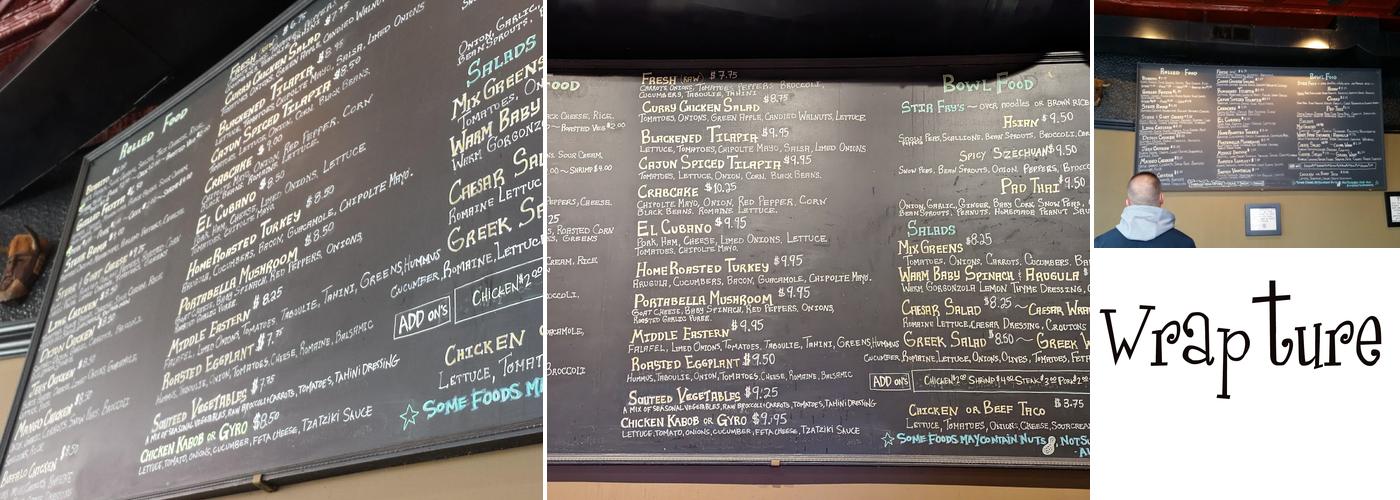 Wrapture Menu