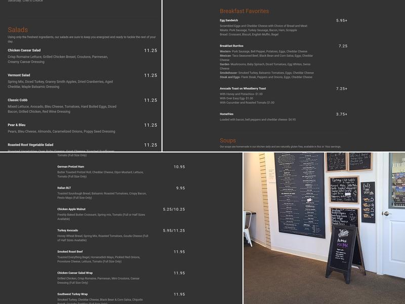 The Daily Grind Quarryville Menu