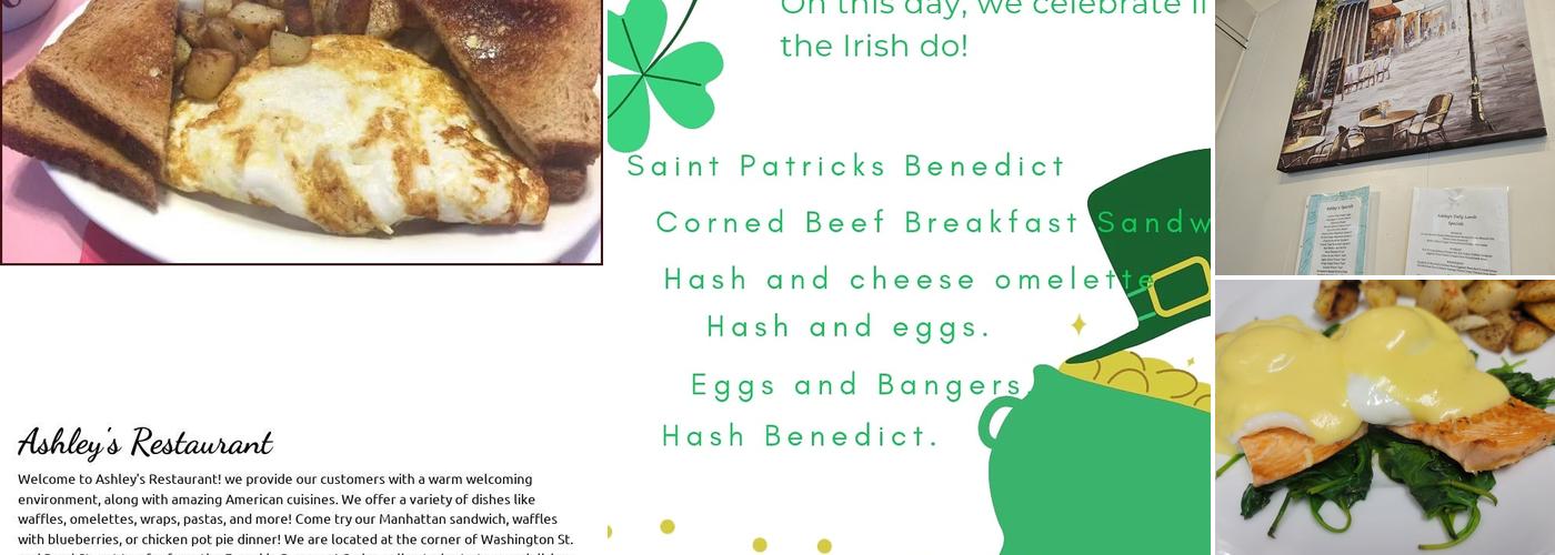 Ashley's Menu