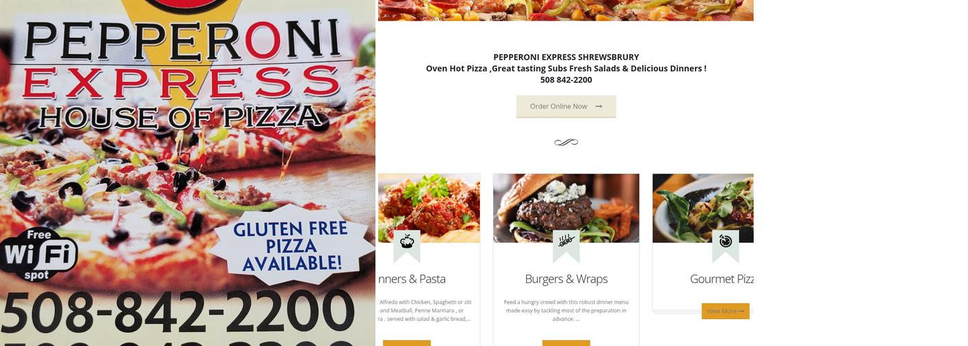 Pepperoni Express Menu