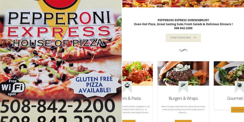 Pepperoni Express Menu