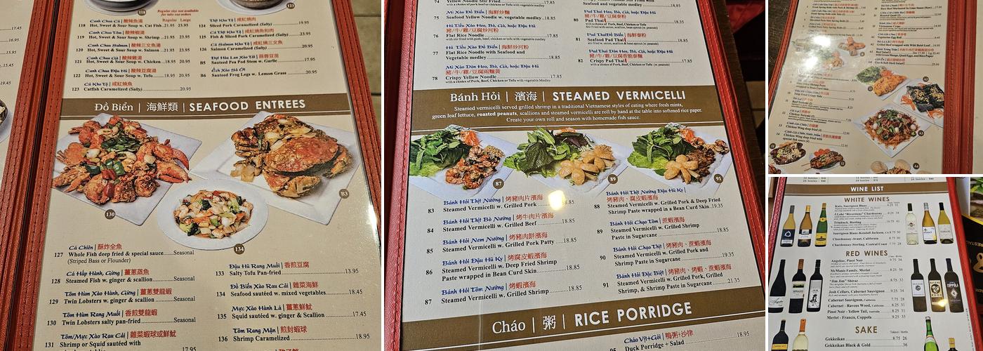 Pho 89 (RANDOLPH) Menu