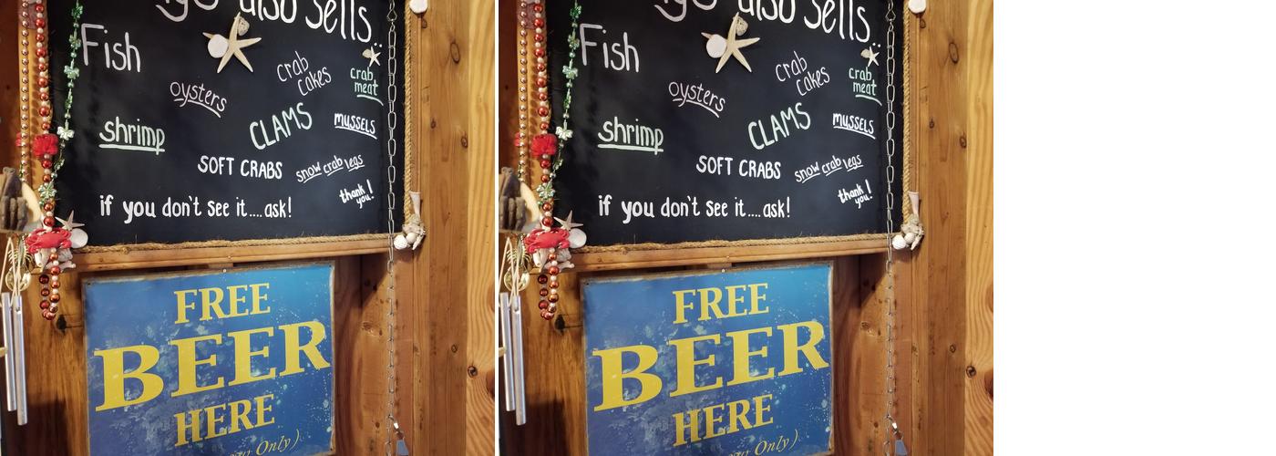 Paddy's Seafood Menu