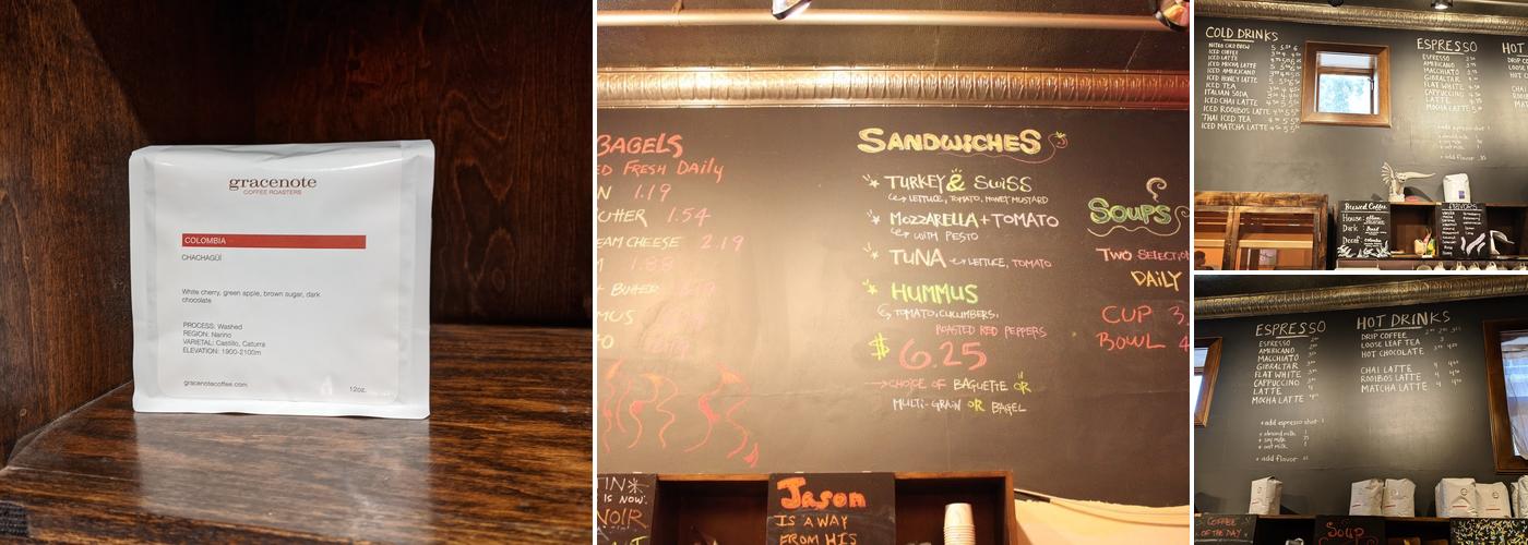 Simon's Coffee Shop Menu