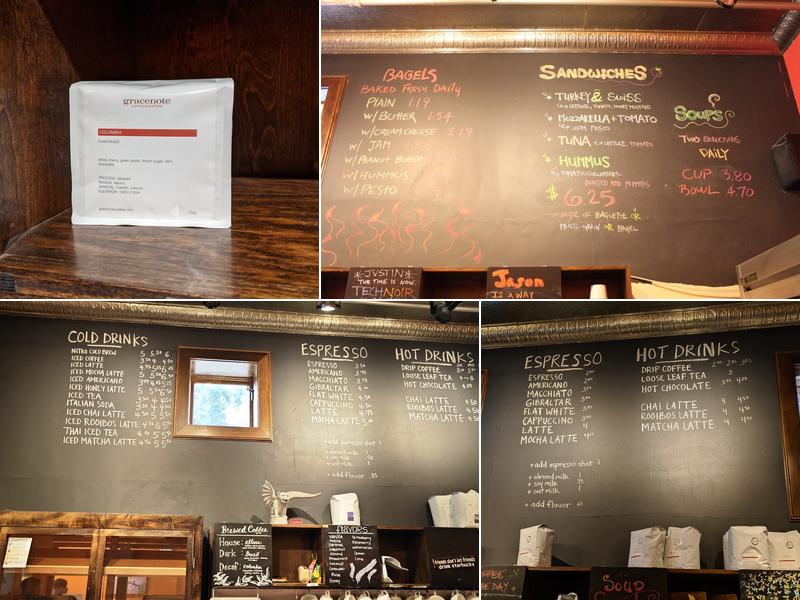 Simon's Coffee Shop Menu