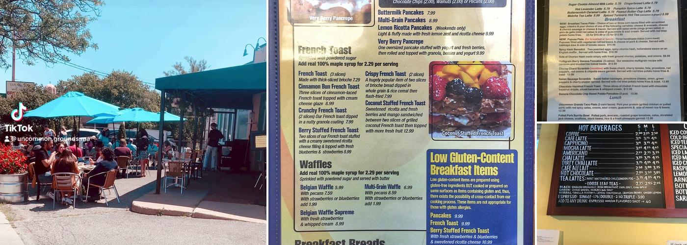 Uncommon Grounds Menu