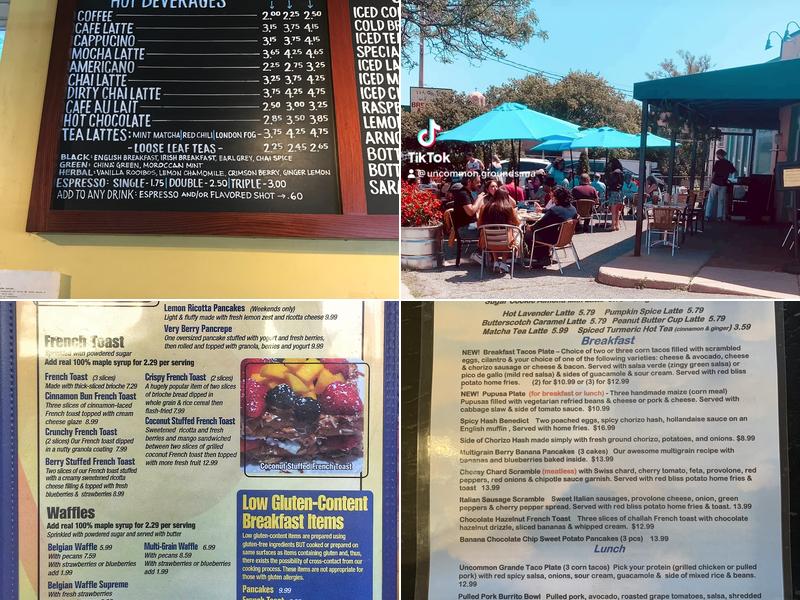 Uncommon Grounds Menu