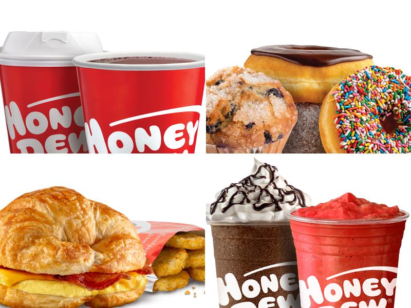 Honey Dew Donuts Menu