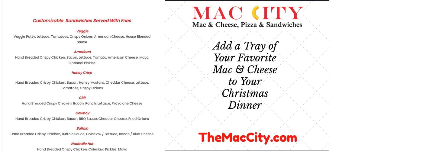 Mac City Menu