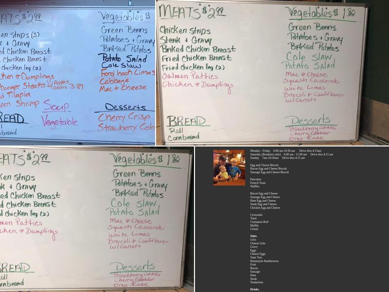 Curt's Restaurant Menu