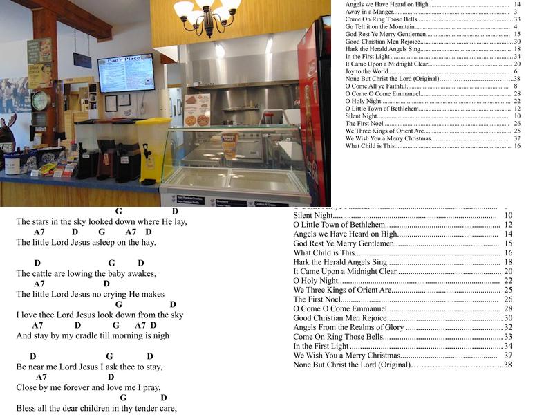 Dad's Place Menu