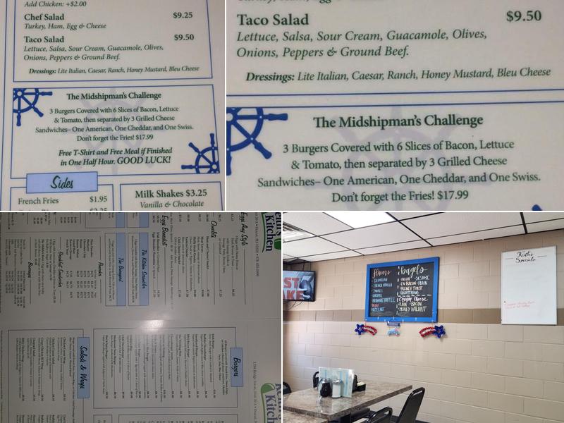 Keith's Kitchen Menu