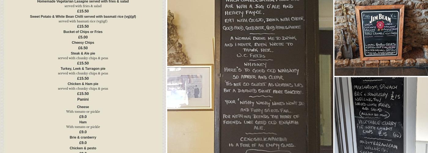 Hare & Hounds Inn Menu