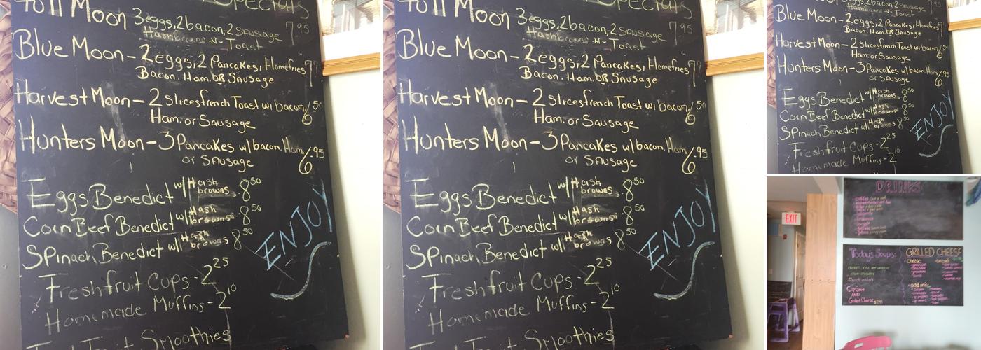 Hula Moon Menu