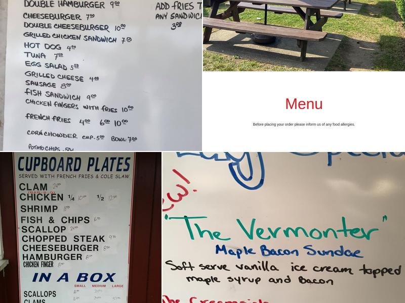 Cupboard of Gloucester Menu